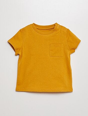 Camiseta de manga corta lisa