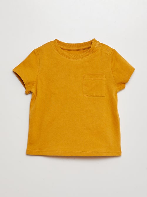 Camiseta de manga corta lisa - Kiabi