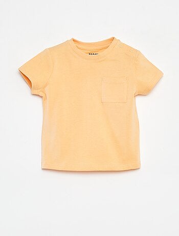 Camiseta de manga corta lisa