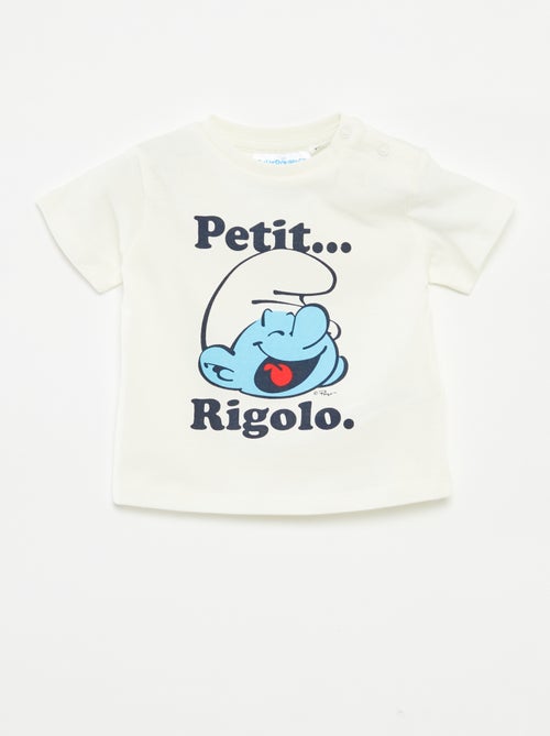 Camiseta de manga corta 'Los Pitufos' - Kiabi