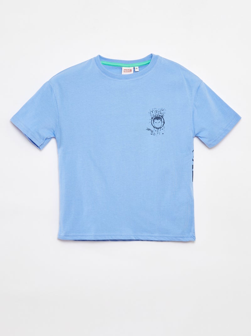 Camiseta de manga corta 'Marvel' AZUL - Kiabi