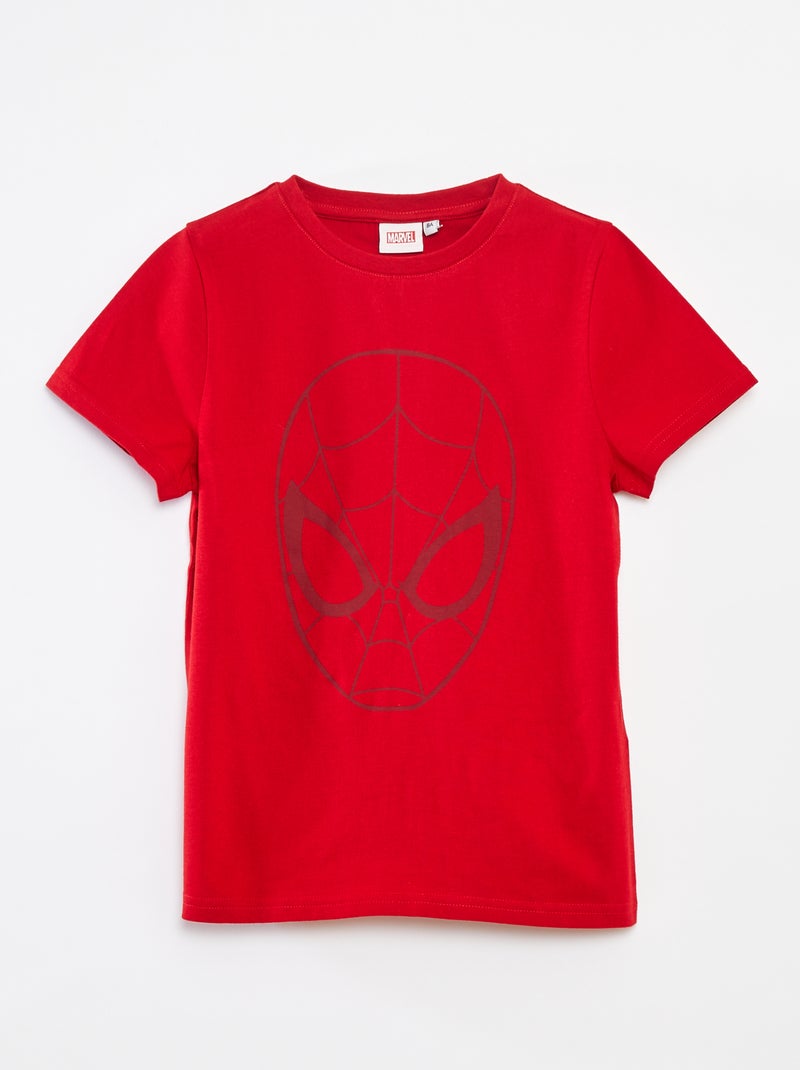 Camiseta de manga corta 'Marvel' Rojo - Kiabi