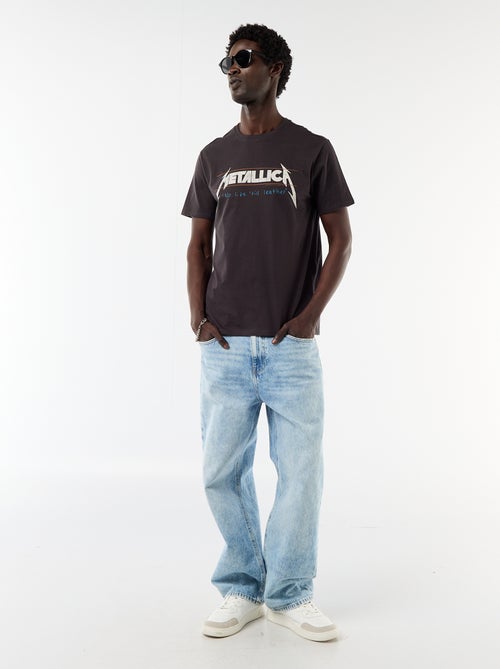 Camiseta de manga corta 'Metallica' - Kiabi