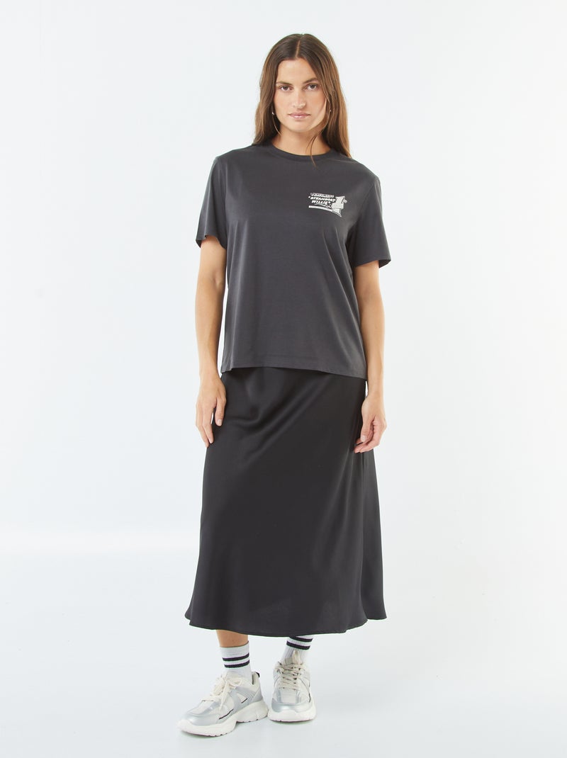 Camiseta de manga corta 'Mickey' 'Disney' Negro - Kiabi