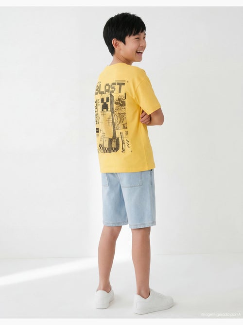 Camiseta de manga corta 'Minecraft', MO Fashion - Kiabi
