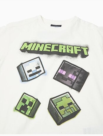 Camiseta de manga corta 'Minecraft', MO Fashion