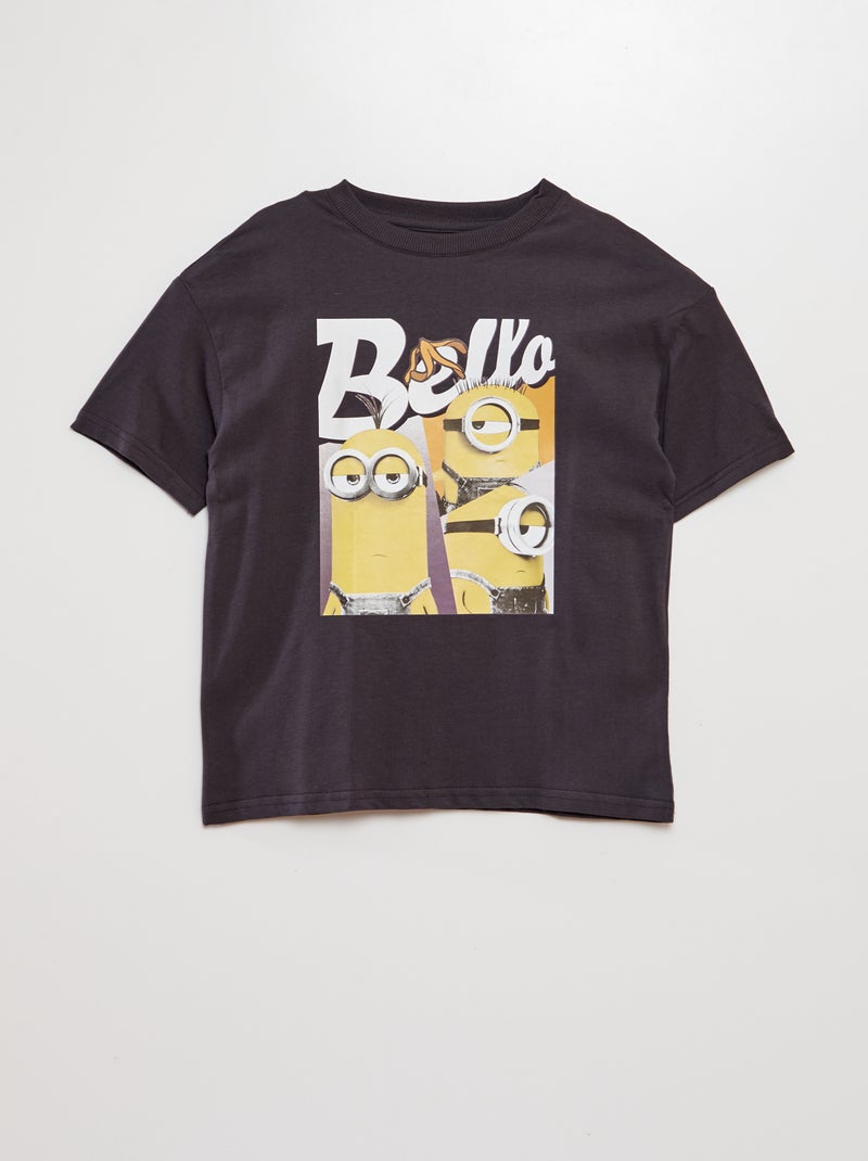 Camiseta de manga corta 'Minions' GRIS - Kiabi