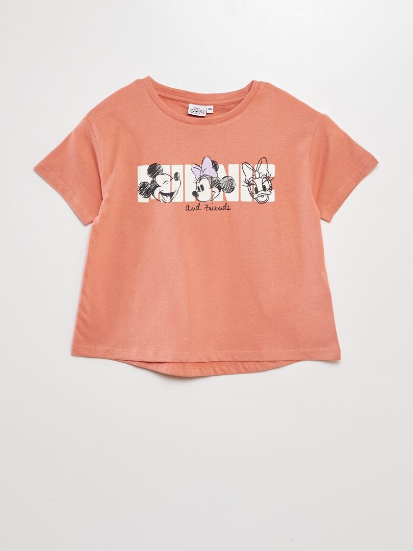 Camiseta de manga corta 'Minnie' NARANJA - Kiabi