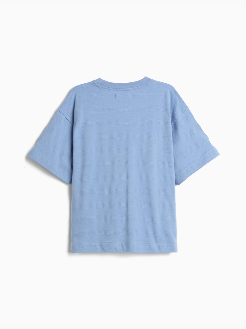 Camiseta de manga corta, MO Fashion Azul - Kiabi
