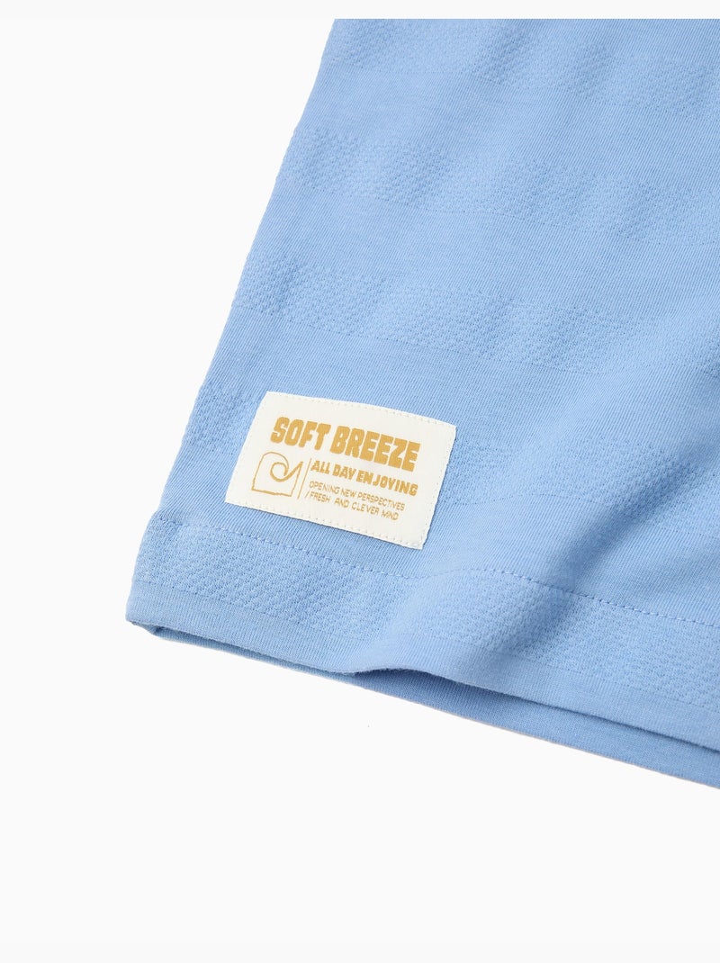 Camiseta de manga corta, MO Fashion Azul - Kiabi