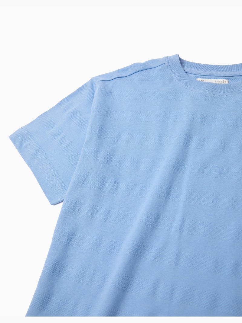 Camiseta de manga corta, MO Fashion Azul - Kiabi