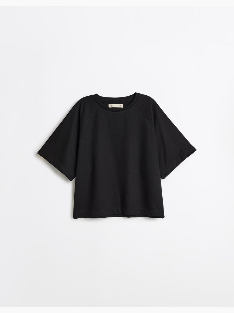 Camiseta de manga corta, mo fashion Negro - Kiabi