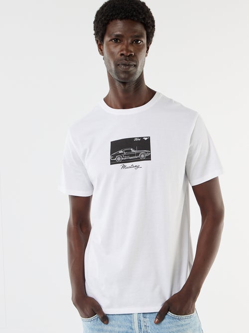 Camiseta de manga corta 'Mustang' - Kiabi