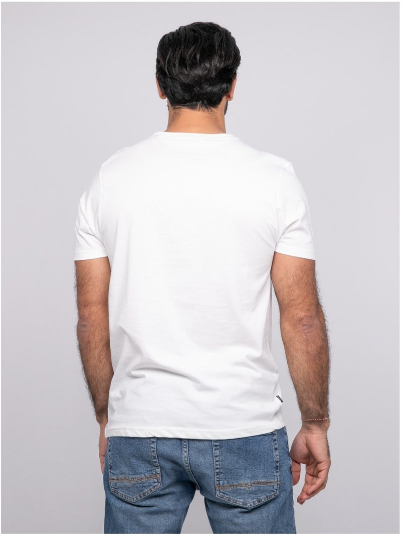 Camiseta de manga corta NALAGO Crudo - Kiabi