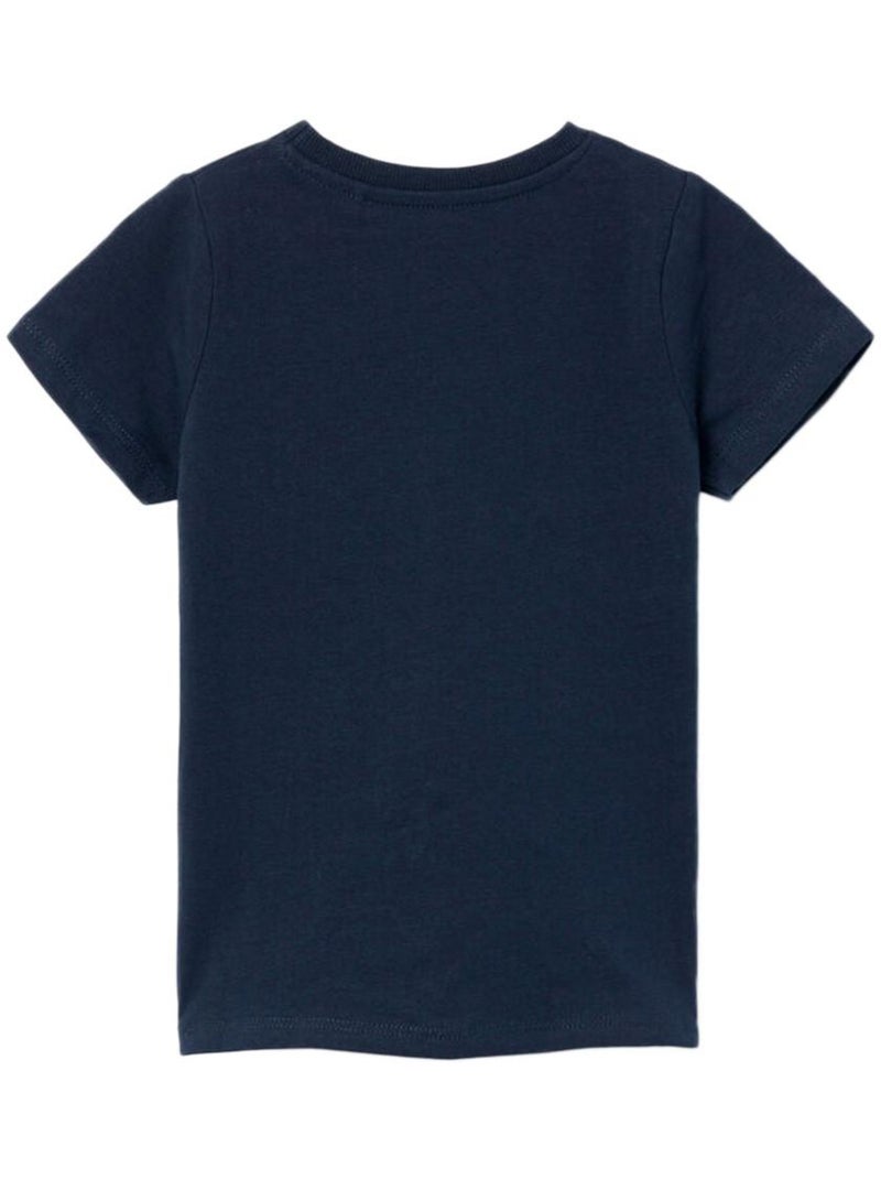 Camiseta de manga corta Name It para niña Azul marino - Kiabi