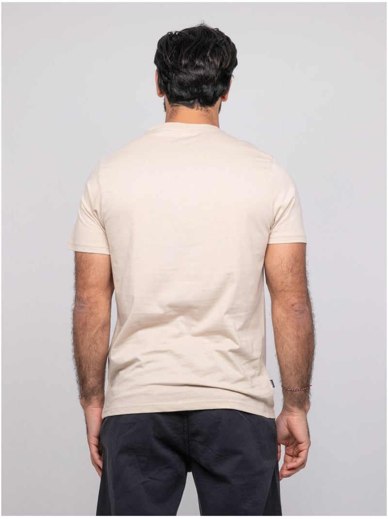 Camiseta de manga corta NANKA Beige - Kiabi