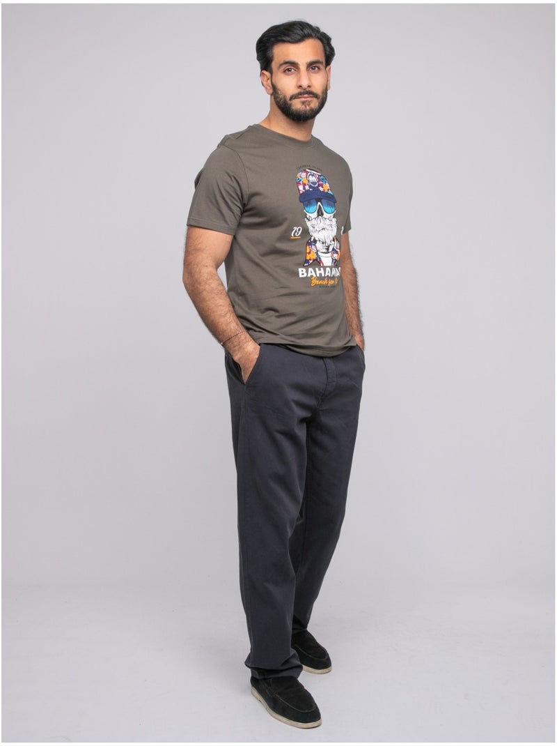 Camiseta de manga corta NANKA Caqui - Kiabi