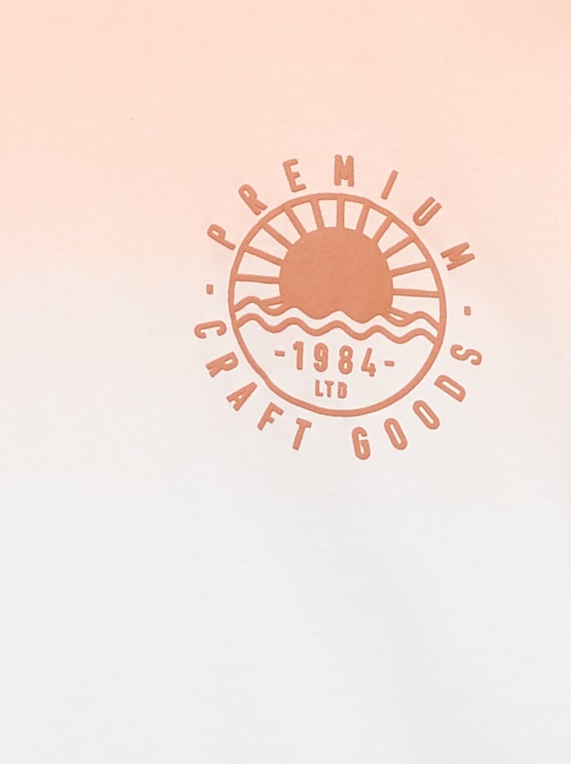 Camiseta de manga corta Naranja - Kiabi