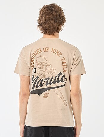 Camiseta de manga corta 'Naruto' con estampado en ambos lados