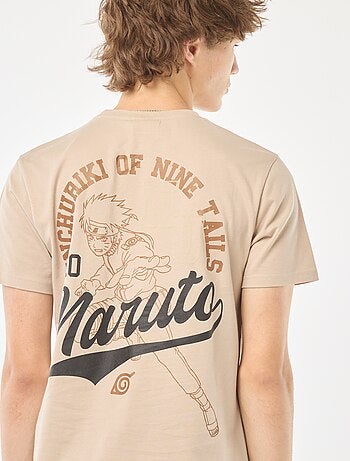 Camiseta de manga corta 'Naruto' con estampado en ambos lados