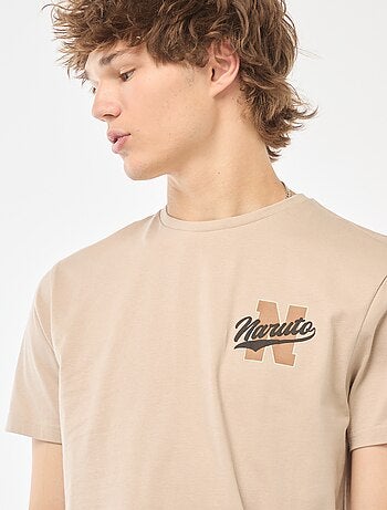 Camiseta de manga corta 'Naruto' con estampado en ambos lados