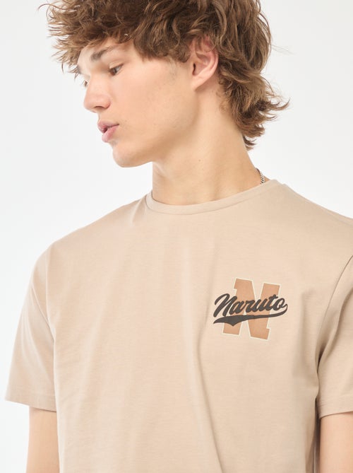 Camiseta de manga corta 'Naruto' con estampado en ambos lados - Kiabi