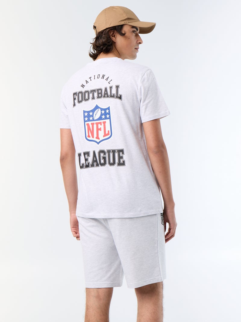 Camiseta de manga corta 'NFL' Gris - Kiabi