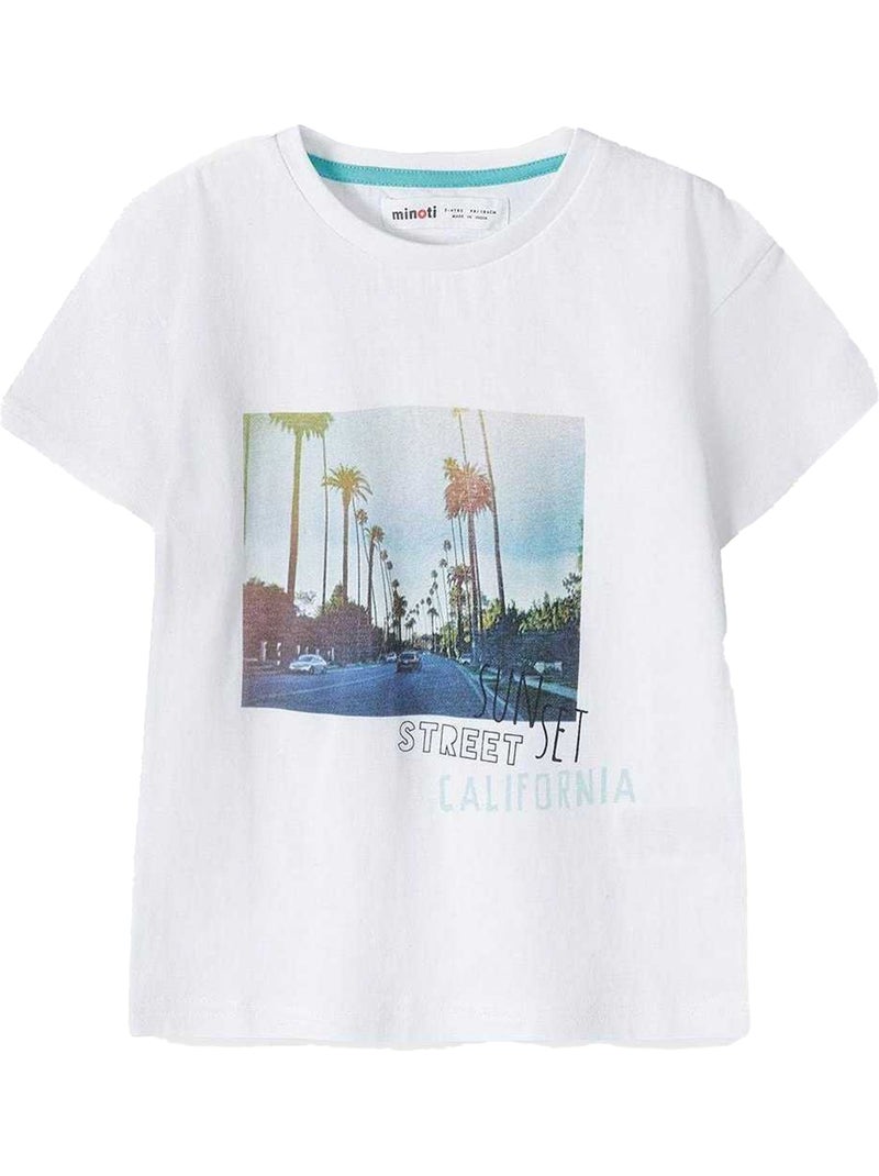 Camiseta de manga corta niños - pack de 3 - minoti Verde - Kiabi