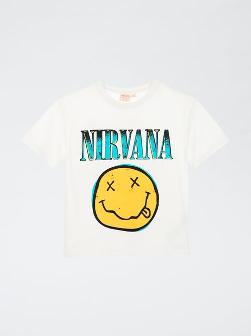 Camiseta de manga corta \'Nirvana\' - Kiabi