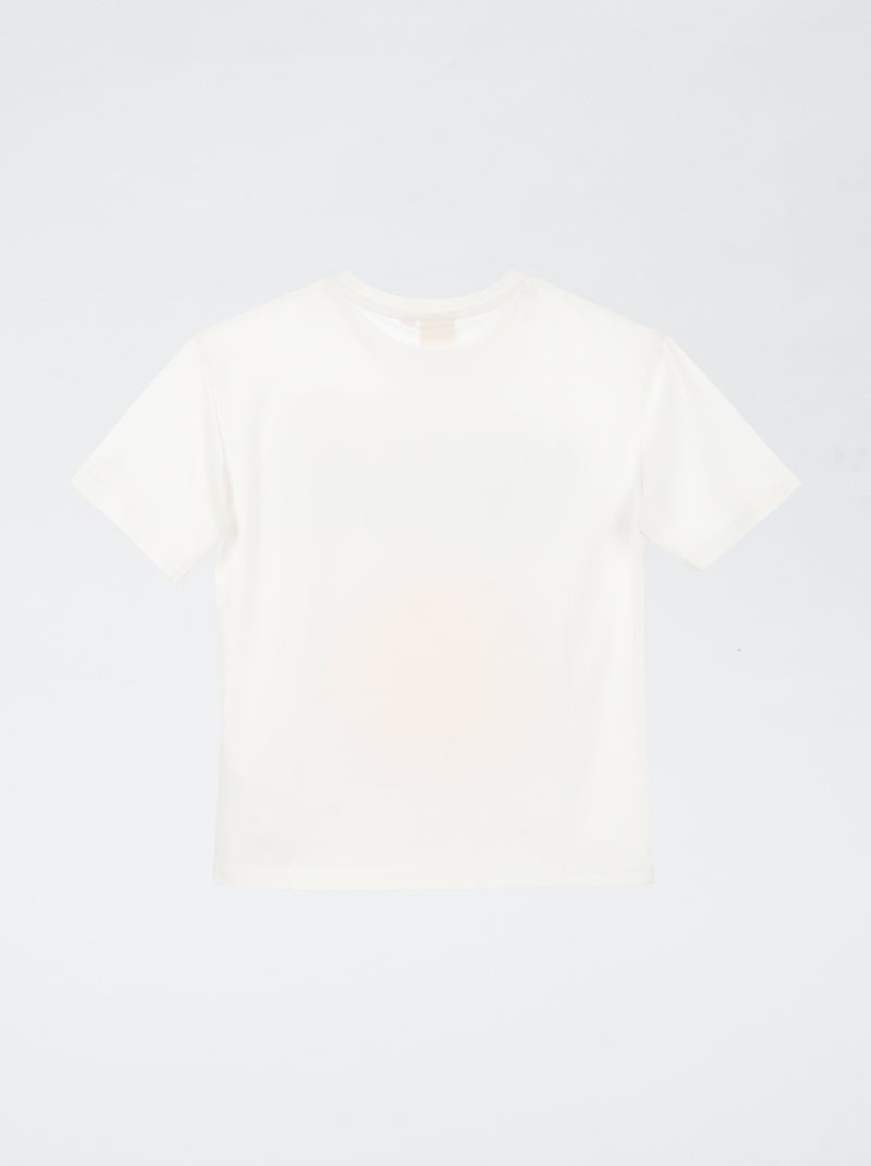 Camiseta de manga corta \'Nirvana\' Blanco - Kiabi