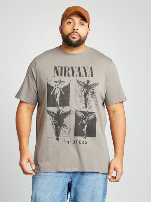 Camiseta de manga corta 'Nirvana' - Kiabi