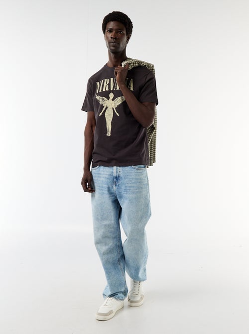 Camiseta de manga corta 'Nirvana' - Kiabi