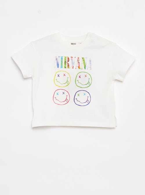 Camiseta de manga corta 'Nirvana' - Kiabi