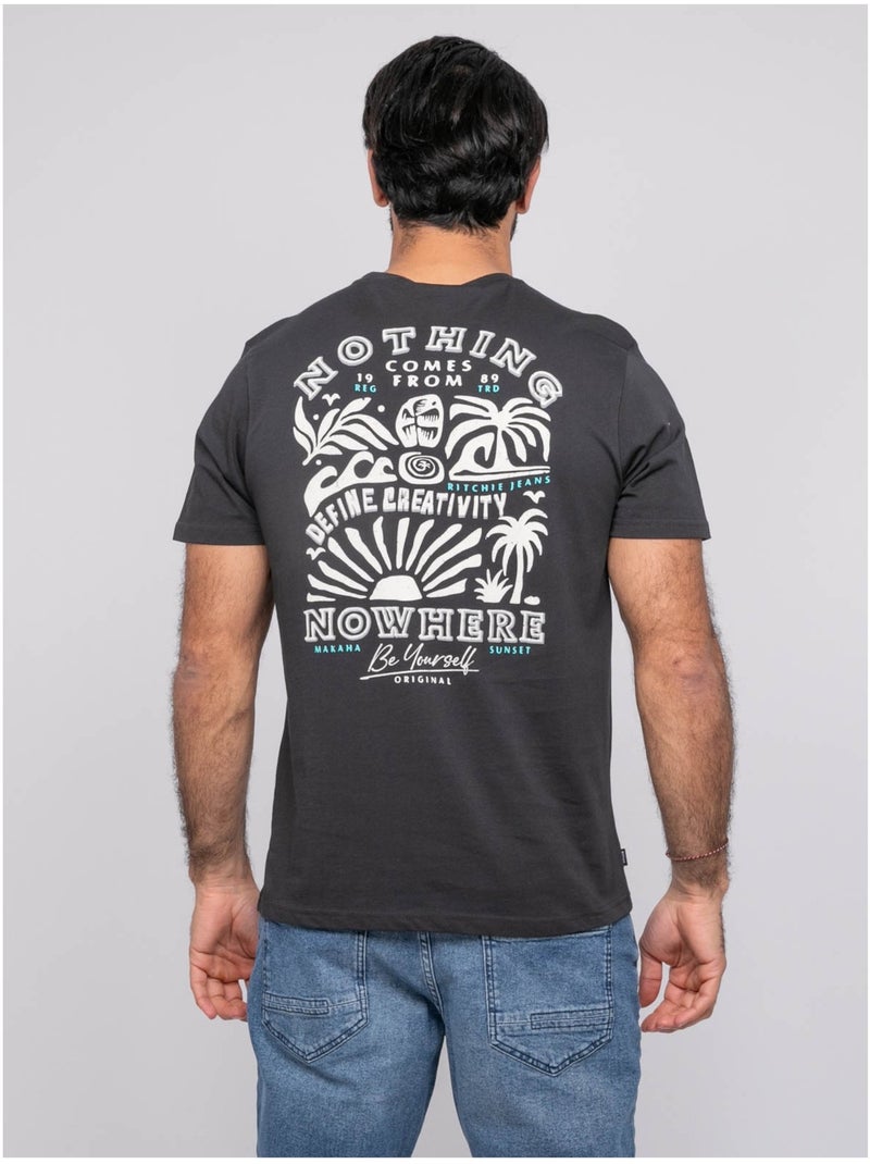 Camiseta de manga corta NITESTO Gris - Kiabi