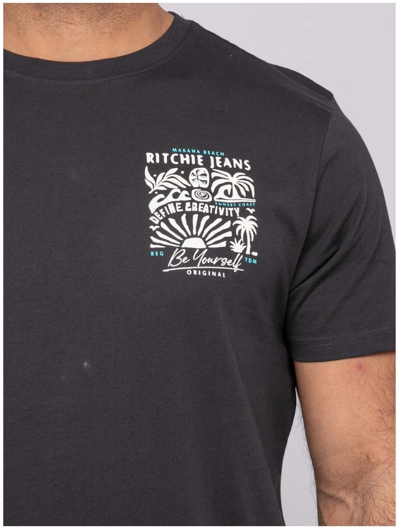 Camiseta de manga corta NITESTO Gris - Kiabi