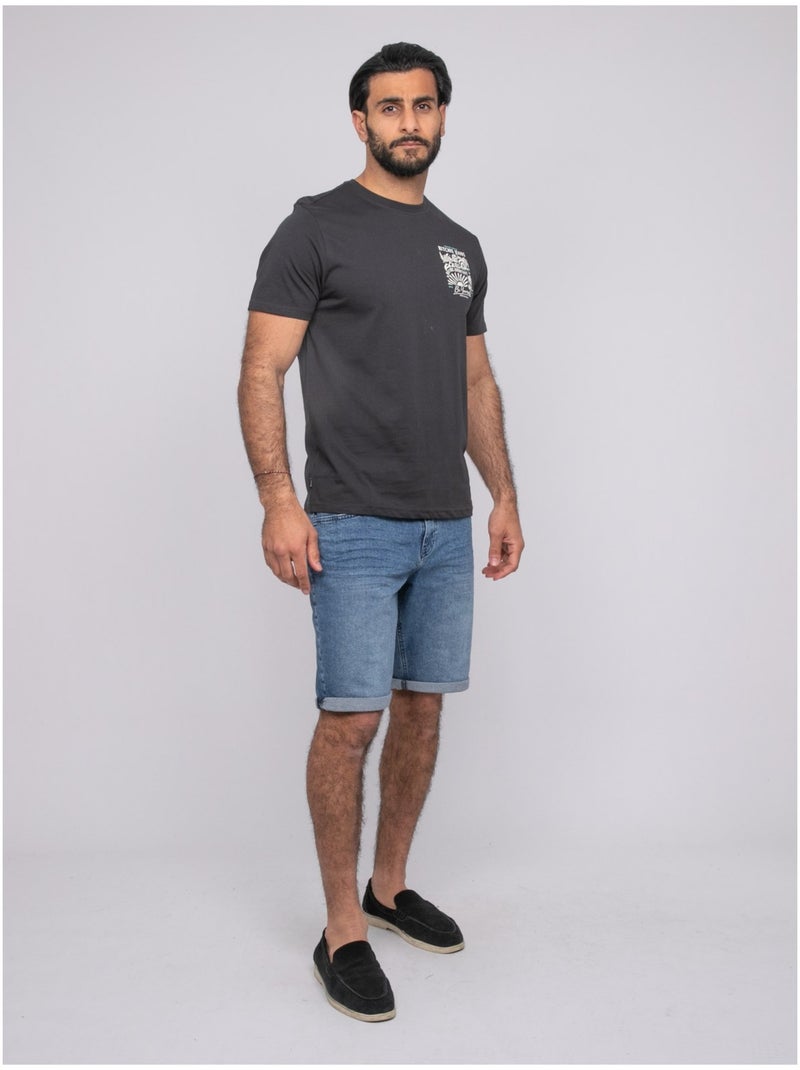 Camiseta de manga corta NITESTO Gris - Kiabi