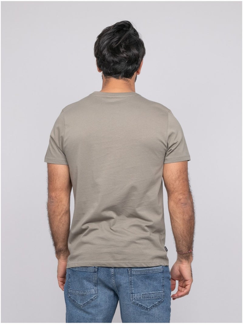 Camiseta de manga corta NITRACOL Caqui - Kiabi