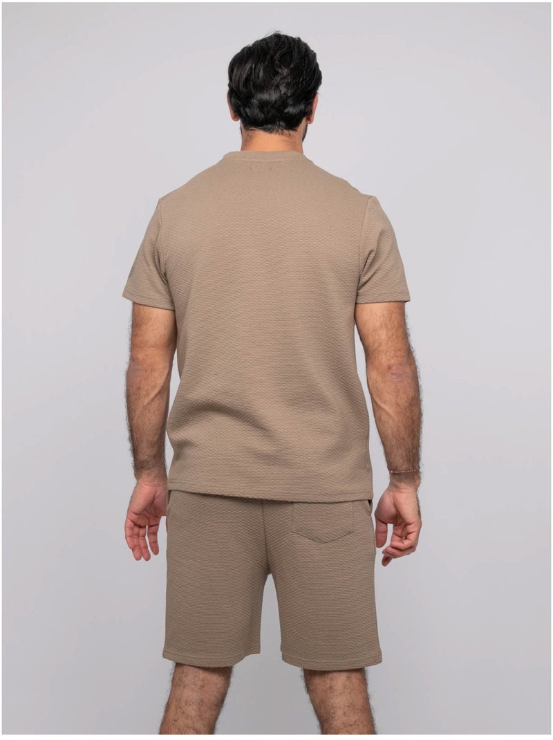 Camiseta de manga corta NITRETIS Beige - Kiabi
