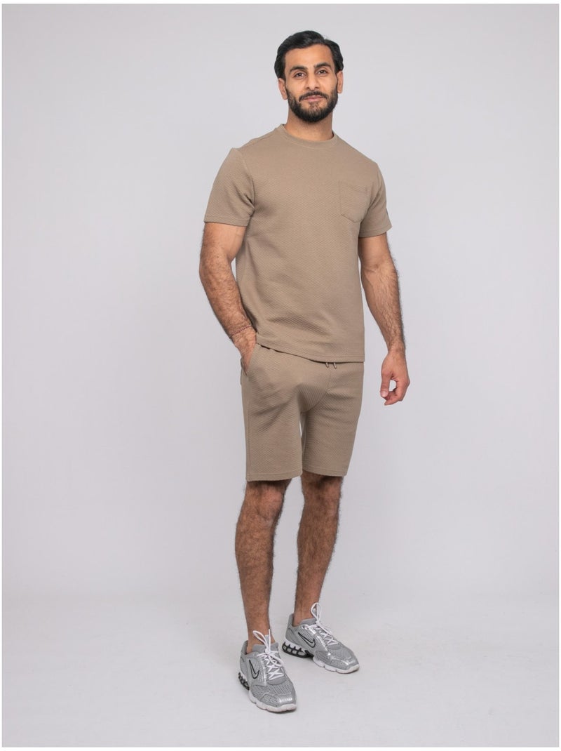 Camiseta de manga corta NITRETIS Beige - Kiabi