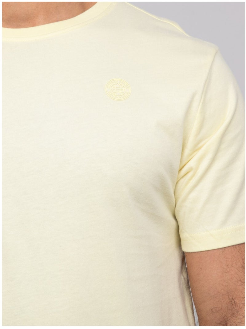 Camiseta de manga corta NOMOTOU Amarillo - Kiabi