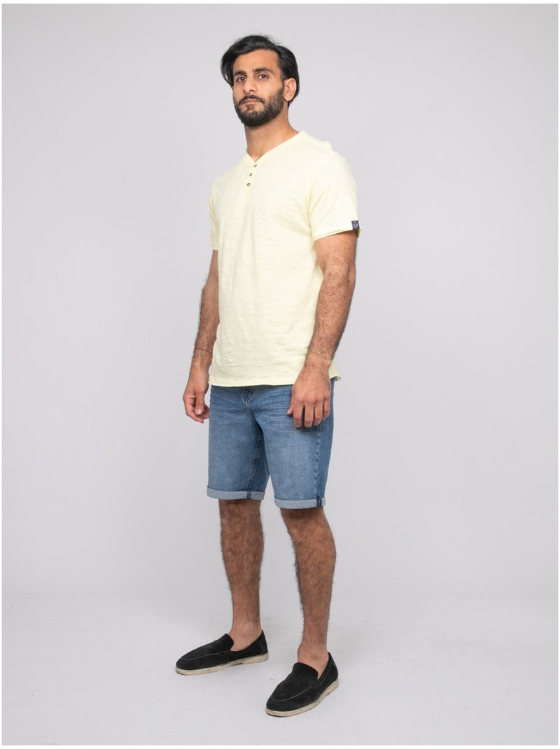 Camiseta de manga corta NOUTIPEX Amarillo - Kiabi