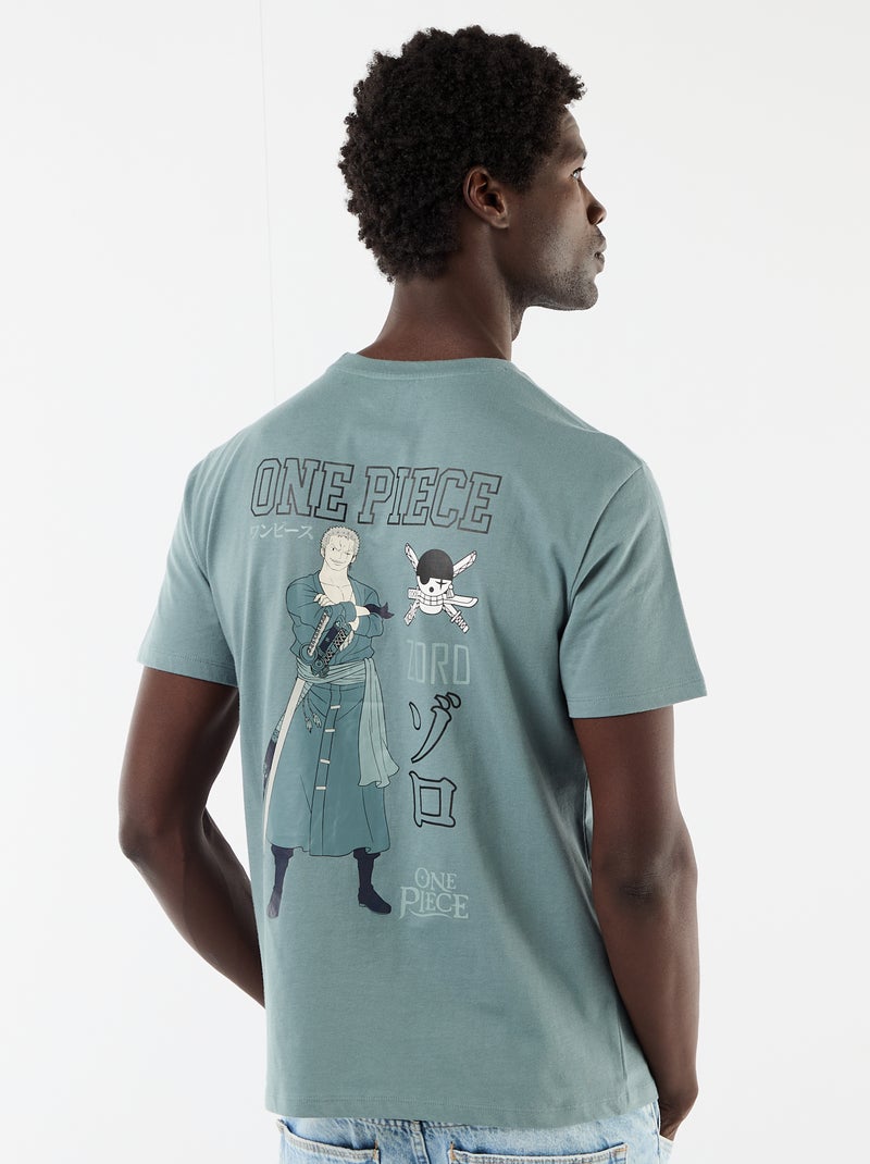 Camiseta de manga corta 'One Piece' Azul - Kiabi