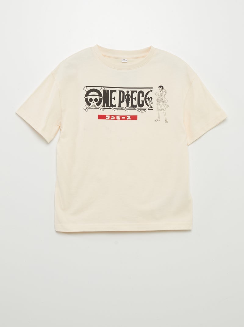 Camiseta de manga corta 'One Piece' BEIGE - Kiabi