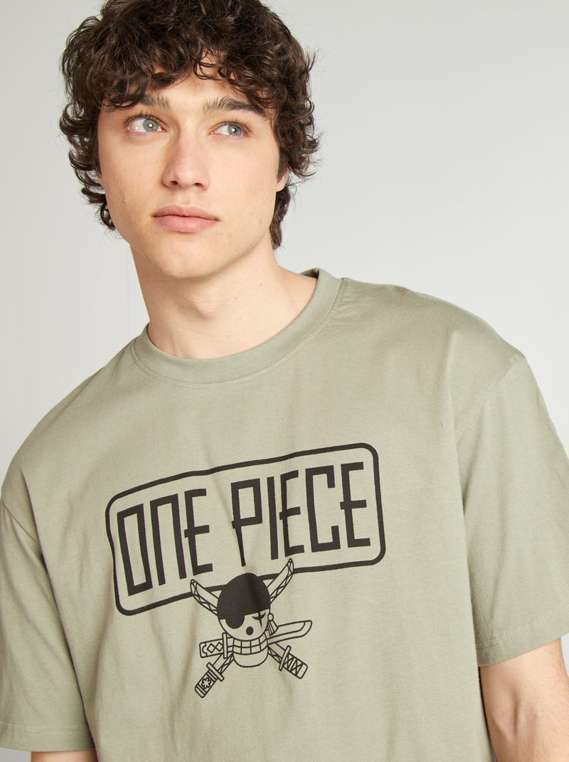 Camiseta de manga corta 'One Piece' GRIS - Kiabi