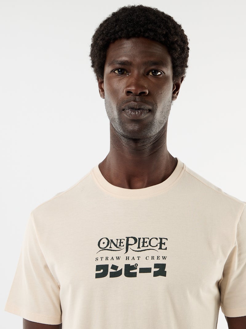 Camiseta de manga corta 'One Piece' Gris - Kiabi