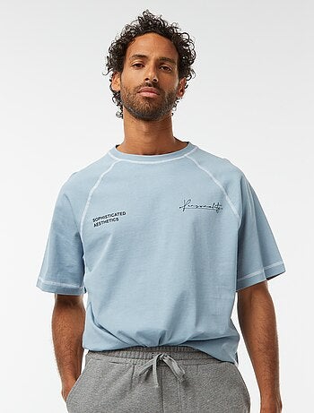Camiseta de manga corta oversize