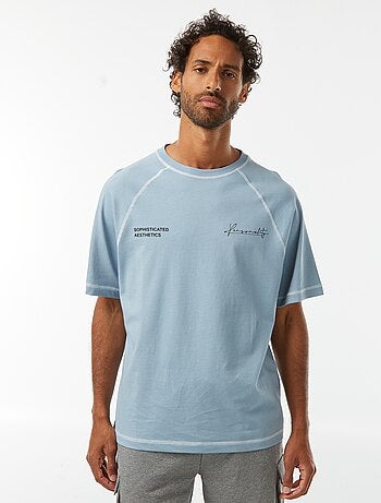 Camiseta de manga corta oversize