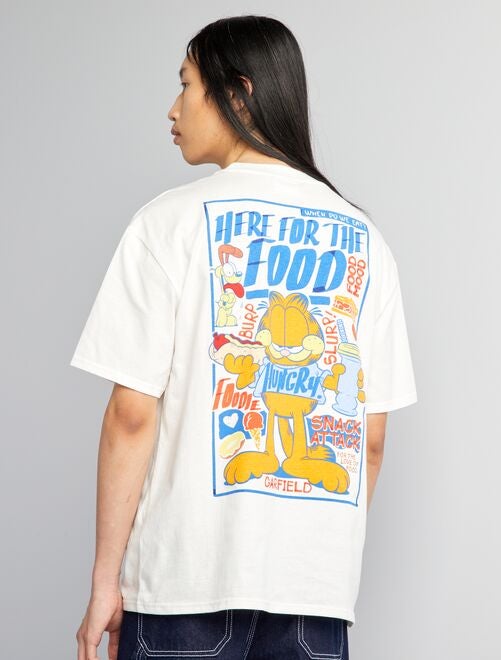 Camiseta de manga corta oversize 'Garfield' - Kiabi