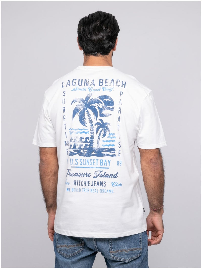 Camiseta de manga corta oversize NURBOLO Crudo - Kiabi