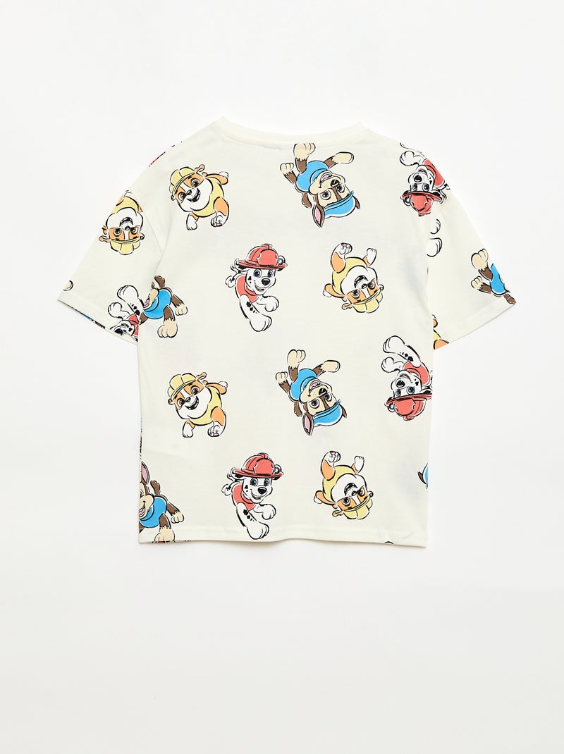 Camiseta de manga corta 'Patrulla Canina' Blanco - Kiabi